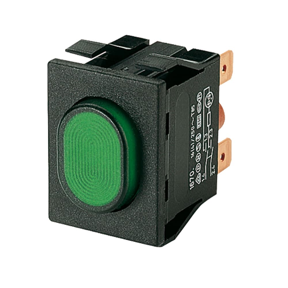 Marquardt Double Pole Push Button Switches - Series 1670