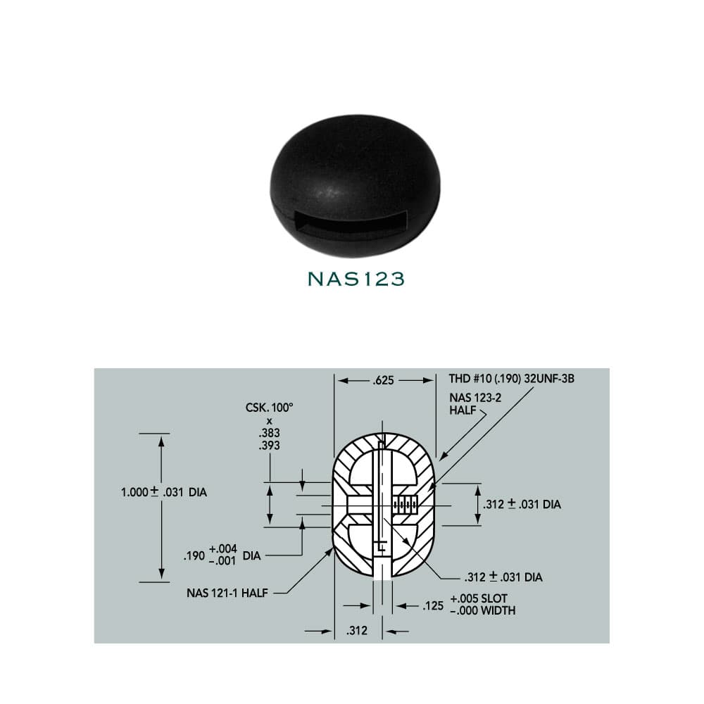 EHC Knob - Military Control Knobs - MS and NAS Handle Controls