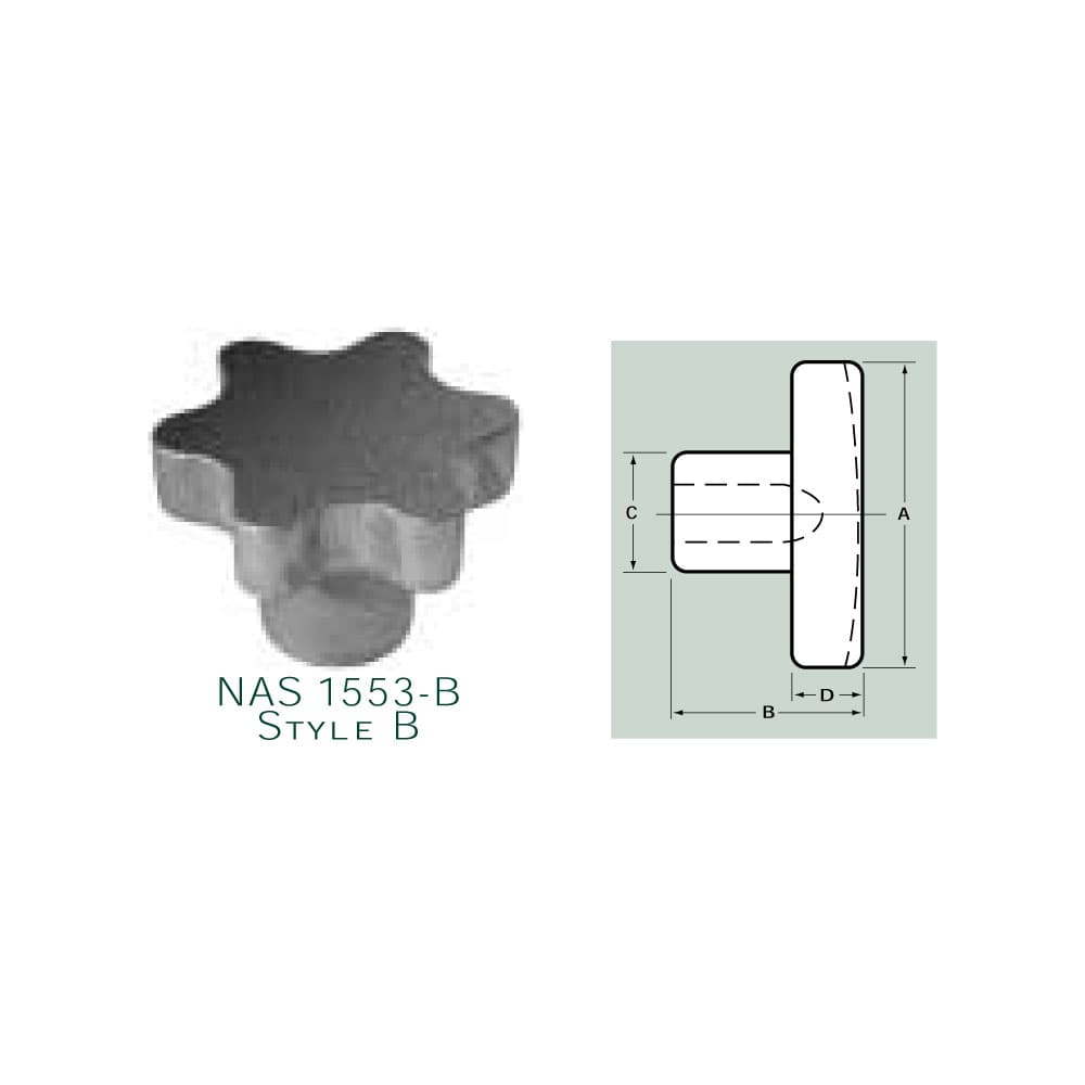 EHC Knob - Military Control Knobs - NSA Metal Clamp Knobs