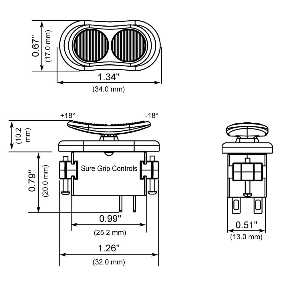 Sure Grip Proportional Rocker Modules