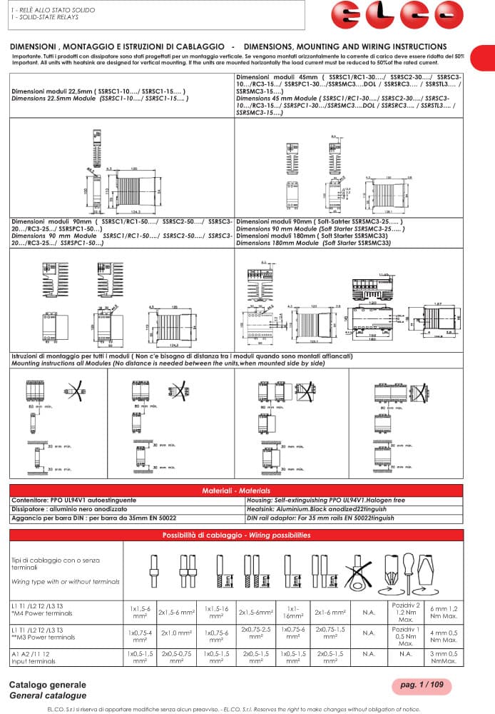 Elco AC Semiconductor - SSRSMC3 Series (Soft Starter)