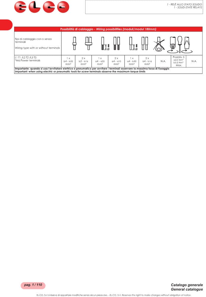 Elco Starting Torque Limiter - SSRSTL3 Series (Soft Starter)