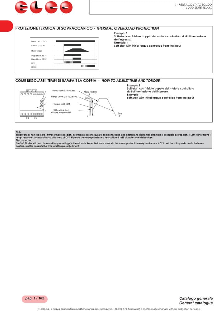 Elco AC Semiconductor - SSRSMC3 Series (Soft Starter)