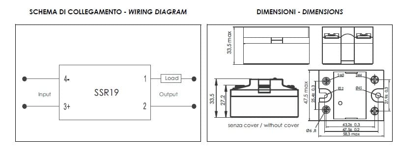 SSR19 Series Solid State Relays