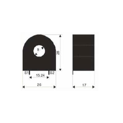 Elco Current Transformers for Direct Inputs - TT40 Series