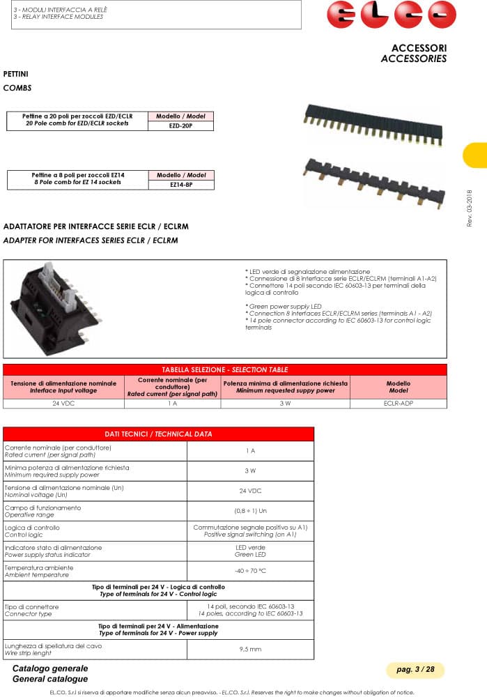 Elco Adapter for Electromechanical Relays