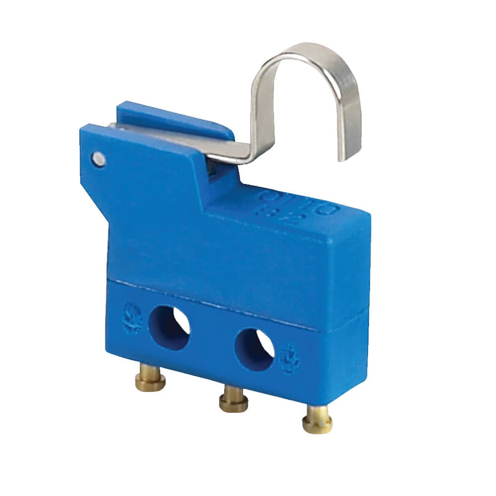 A single break sub-miniature basic switch with integral actuating levers, to
